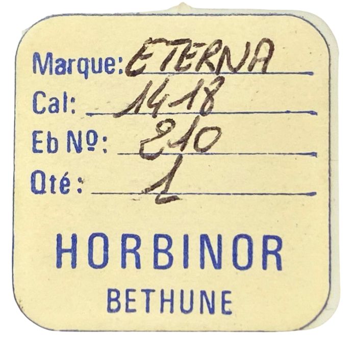 Eterna 1418 - 210 Roue moyenne (à l'unité) - Third wheel and pinion (per unit)