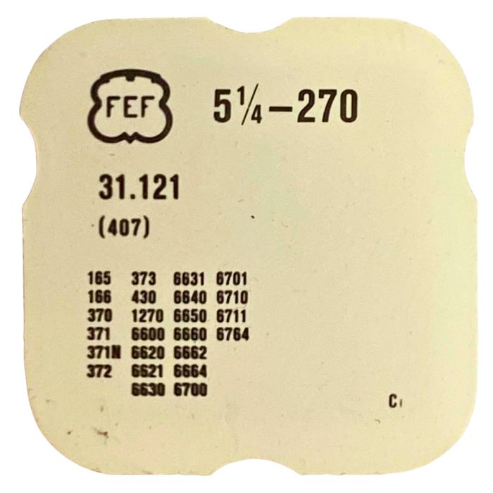 F.E.F 270 - 407 Pignon coulant (à l'unité) - Clutch wheel (per unit)