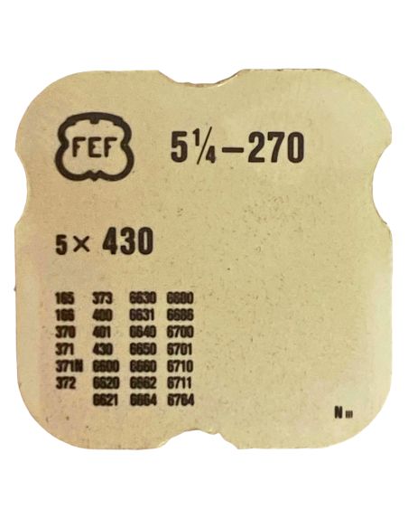 F.E.F 270 - 430 Ressort de cliquet (à l'unité) - Click spring (per unit)