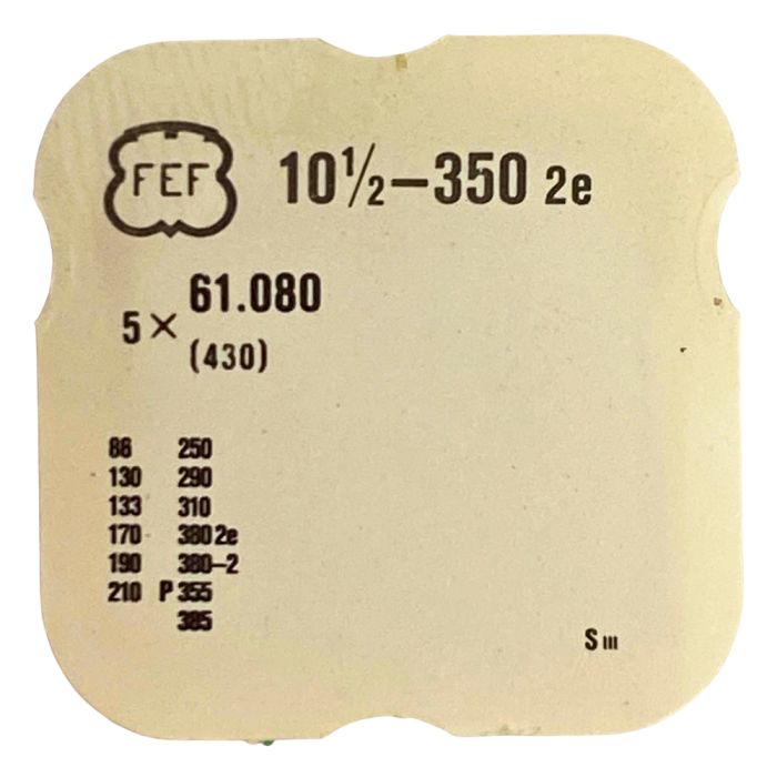 F.E.F 350 - 430 Ressort de cliquet (à l'unité) - Click spring (per unit)