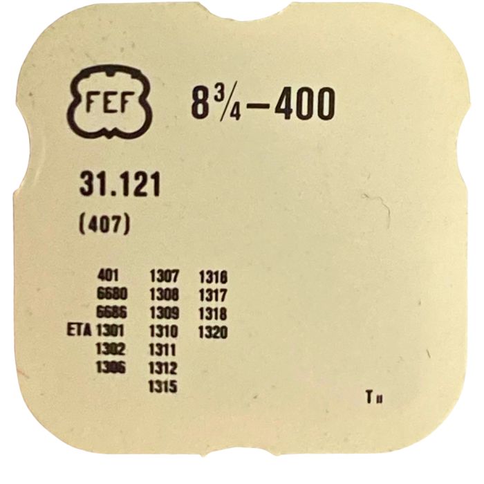 F.E.F 400 - 407 Pignon coulant (à l'unité) - Clutch wheel (per unit)