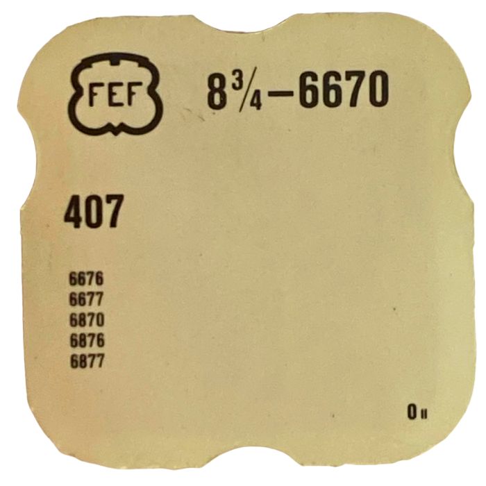 F.E.F 6670 - 407 Pignon coulant (à l'unité) - Clutch wheel (per unit)