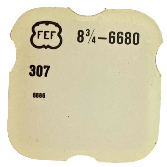 F.E.F 6680 - 307 Raquette avec porte-piton mobile pour spiral plat (à l'unité) - Regulator with adjustable stud holder for flat 