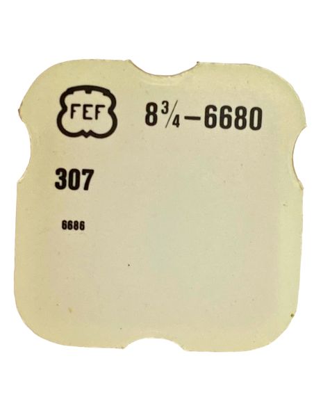 F.E.F 6680 - 307 Raquette avec porte-piton mobile pour spiral plat (à l'unité) - Regulator with adjustable stud holder for flat 