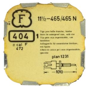 Felsa 465/465N - 404 Tige pour boite étanche (partie mouvement) (à l'unité) - Stem for waterproof case (movement portion) (per u