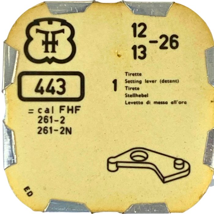 FHF 26 - 443 Tirette (à l'unité) - Setting lever (detent) (per unit)