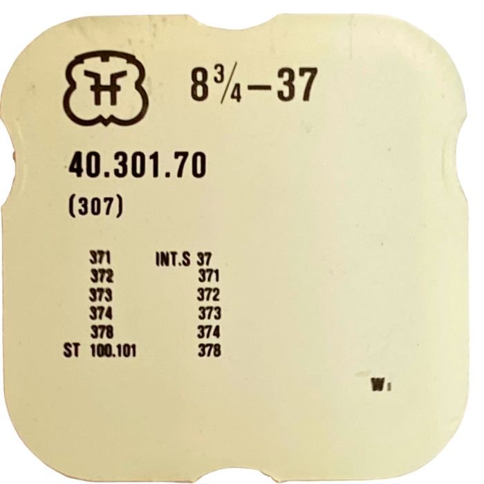 FHF 37 - 307 Raquette avec porte-piton mobile pour spiral plat (à l'unité) - Regulator with adjustable stud holder for flat hair