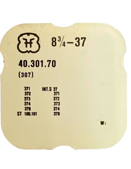 FHF 37 - 307 Raquette avec porte-piton mobile pour spiral plat (à l'unité) - Regulator with adjustable stud holder for flat hair