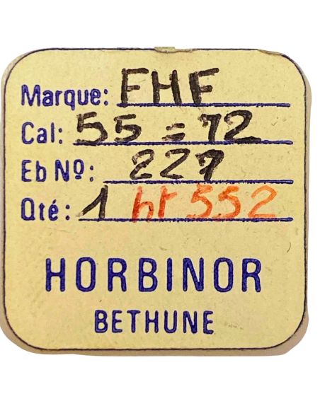 FHF 55 - 227 Roue de seconde au centre (à l'unité) - Sweep second wheel and pinion (per unit)