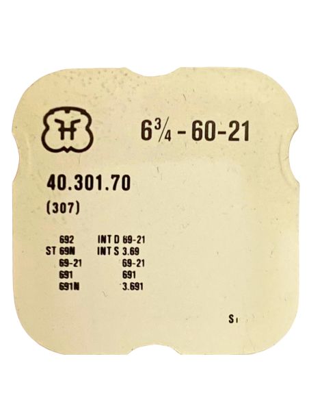 FHF 60-21 - 307 Raquette avec porte-piton mobile pour spiral plat (à l'unité) - Regulator with adjustable stud holder for flat h