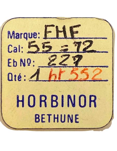 FHF 72 - 227 Roue de seconde au centre (à l'unité) - Sweep second wheel and pinion (per unit)