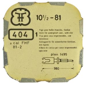 FHF 81 - 404 Tige pour boite étanche (partie mouvement) (à l'unité) - Stem for waterproof case (movement portion) (per unit)
