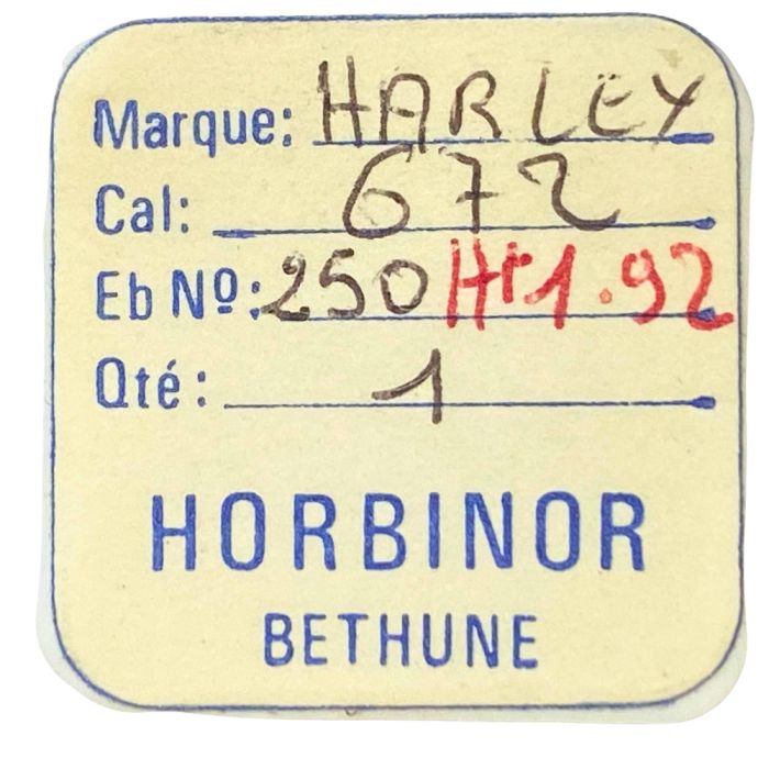 Harley 672 - 250 Roue des heures (à l'unité) - Hour wheel (per unit)