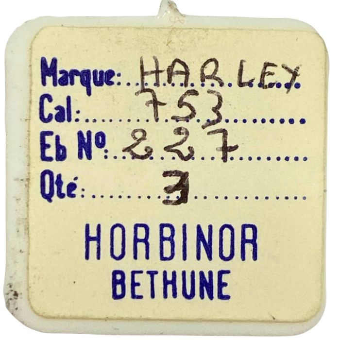Harley 753 - 227 Roue de seconde au centre (à l'unité) - Sweep second wheel and pinion (per unit)