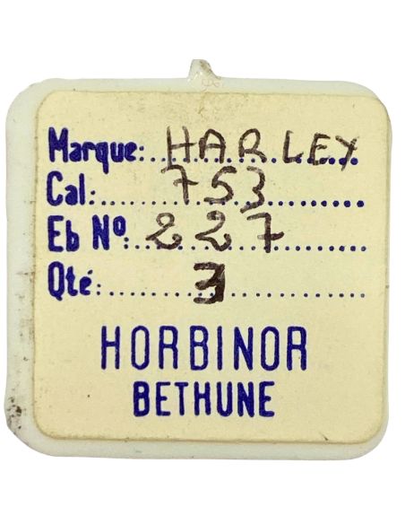 Harley 753 - 227 Roue de seconde au centre (à l'unité) - Sweep second wheel and pinion (per unit)