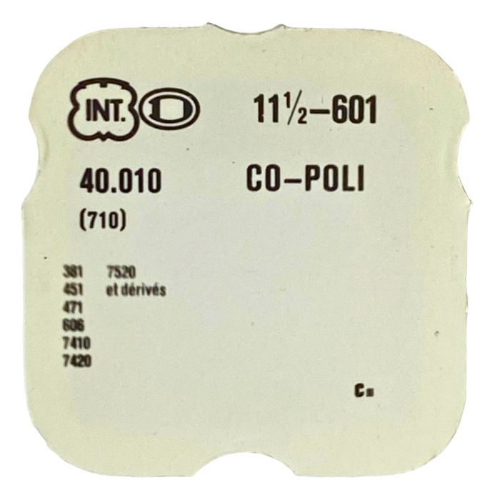 INT 601 - 710 Ancre montée (à l'unité) - Jewelled pallet fork and staff (per unit)