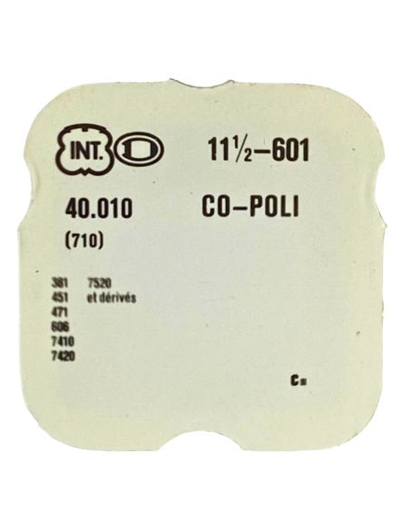 INT 601 - 710 Ancre montée (à l'unité) - Jewelled pallet fork and staff (per unit)