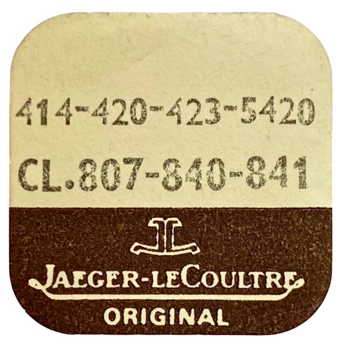 Jaeger Lecoultre 807-840-841 - 420 Roue de couronne - Crown wheel