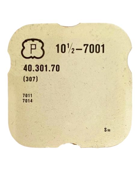 Peseux 7001 - 307 Raquette avec porte-piton mobile pour spiral plat (à l'unité) - Regulator with adjustable stud holder for flat