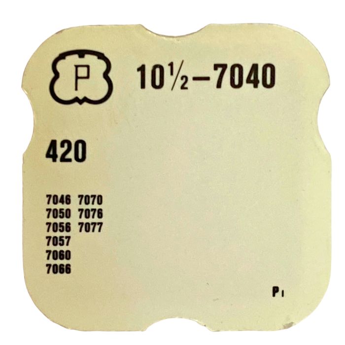 Peseux 7040 - 420 Roue de couronne - Crown wheel