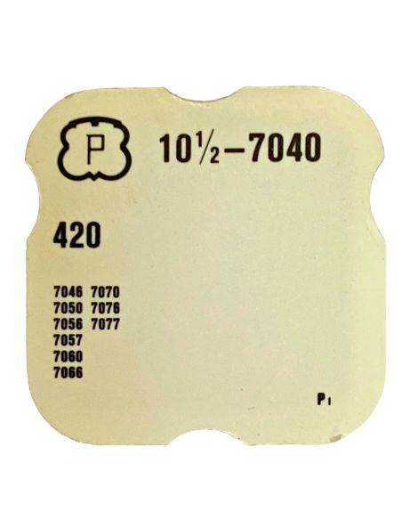 Peseux 7040 - 420 Roue de couronne - Crown wheel