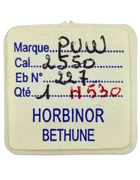 PUW 2550 - 227 Roue de seconde au centre (à l'unité) - Sweep second wheel and pinion (per unit)