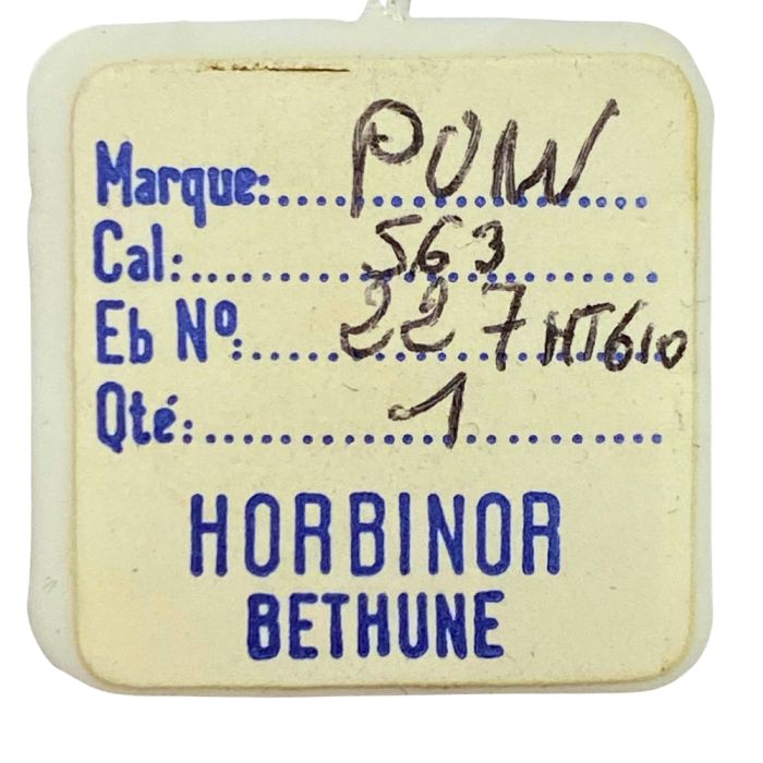 PUW 563 - 227 Roue de seconde au centre (à l'unité) - Sweep second wheel and pinion (per unit)