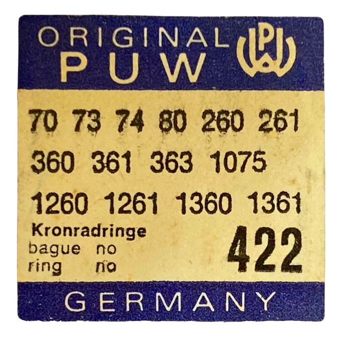 PUW 70 - 422 Bague de roue de couronne (à l'unité) - Crown wheel ring (per unit)