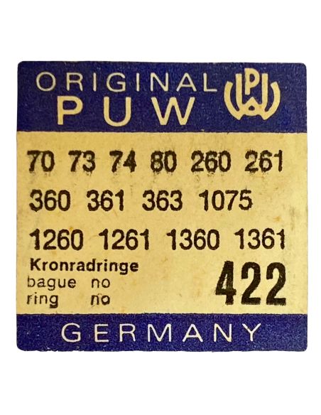 PUW 70 - 422 Bague de roue de couronne (à l'unité) - Crown wheel ring (per unit)