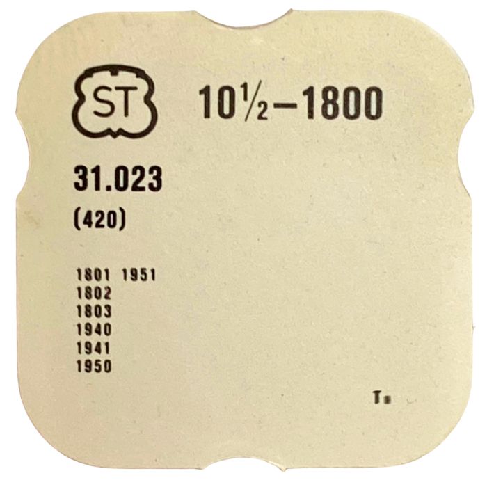 ST 1800 - 420 Roue de couronne - Crown wheel