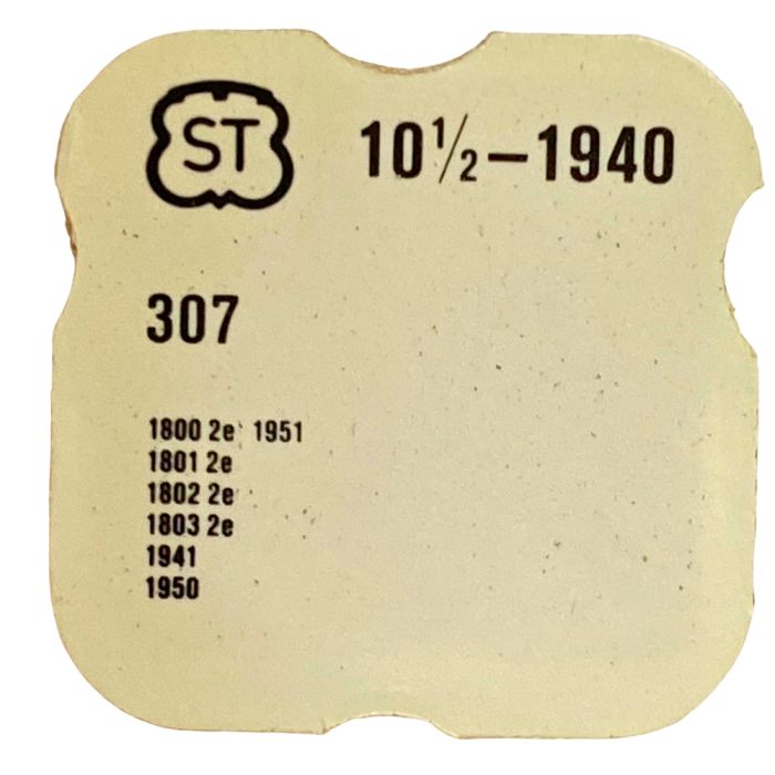 ST 1940 - 307 Raquette avec porte-piton mobile pour spiral plat (à l'unité) - Regulator with adjustable stud holder for flat hai