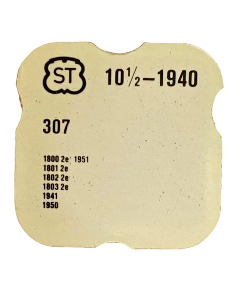 ST 1940 - 307 Raquette avec porte-piton mobile pour spiral plat (à l'unité) - Regulator with adjustable stud holder for flat hai