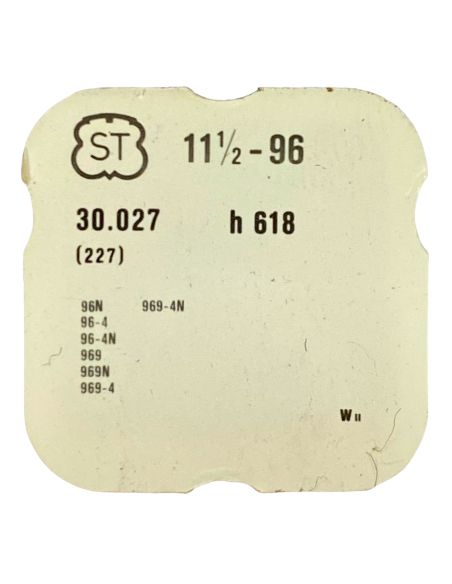 ST 96 - 227 Roue de seconde au centre (à l'unité) - Sweep second wheel and pinion (per unit)