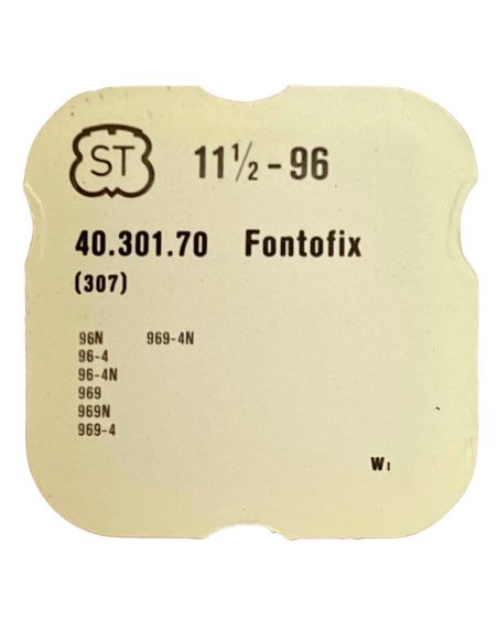 ST 96 - 307 Raquette avec porte-piton mobile pour spiral plat (à l'unité) - Regulator with adjustable stud holder for flat hairs