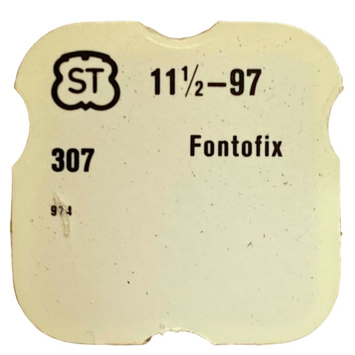 ST 97 - 307 Raquette avec porte-piton mobile pour spiral plat (à l'unité) - Regulator with adjustable stud holder for flat hairs