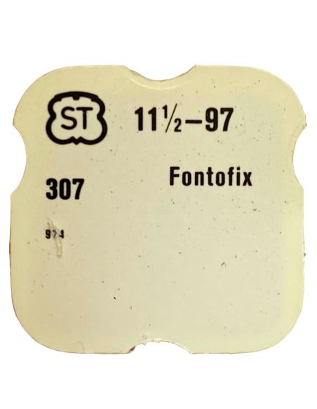 ST 97 - 307 Raquette avec porte-piton mobile pour spiral plat (à l'unité) - Regulator with adjustable stud holder for flat hairs