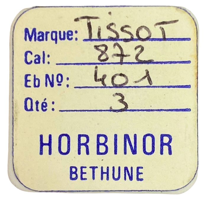 Tissot 872 - 401 Tige de remontoir (à l'unité) - Winding stem (per unit)