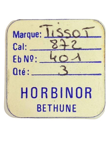 Tissot 872 - 401 Tige de remontoir (à l'unité) - Winding stem (per unit)
