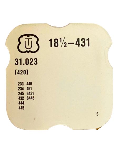 Unitas 431 - 420 Roue de couronne - Crown wheel