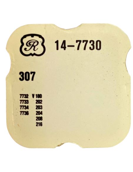 Valjoux 7730 - 307 Raquette avec porte-piton mobile pour spiral plat (à l'unité) - Regulator with adjustable stud holder for fla