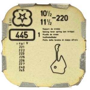 Venus 220 - 445 Ressort de tirette - Setting lever spring