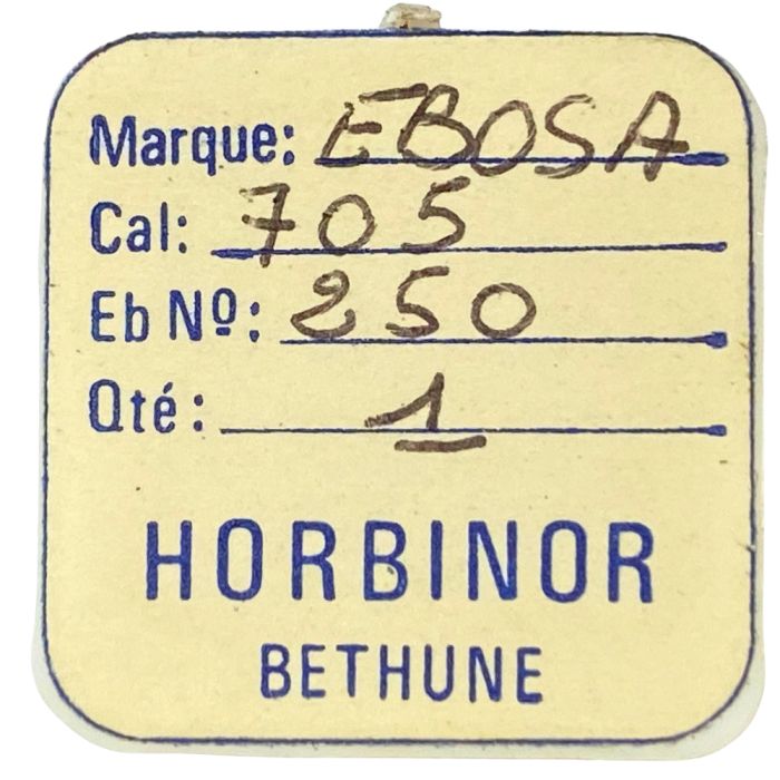 Ebosa 705 - 250 Roue des heures (à l'unité) - Hour wheel (per unit)