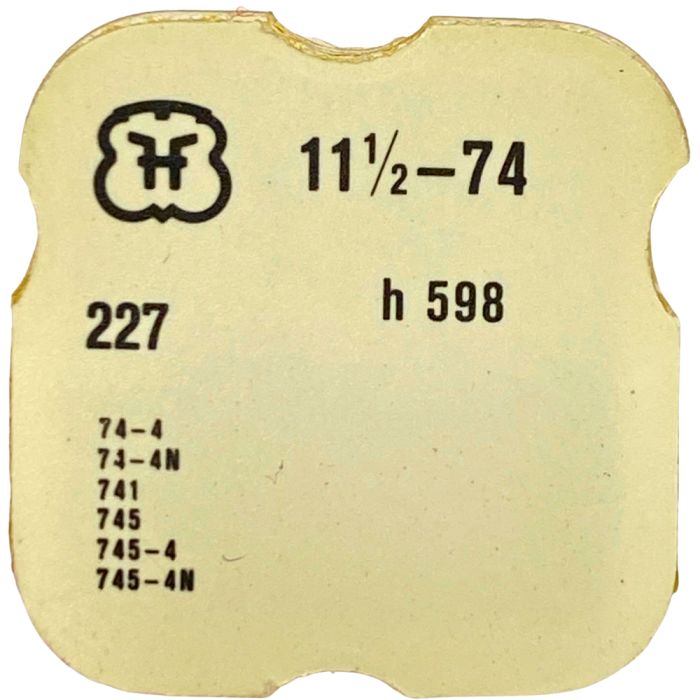 FHF 74 - 227 Roue de seconde au centre (à l'unité) - Sweep second wheel and pinion (per unit)