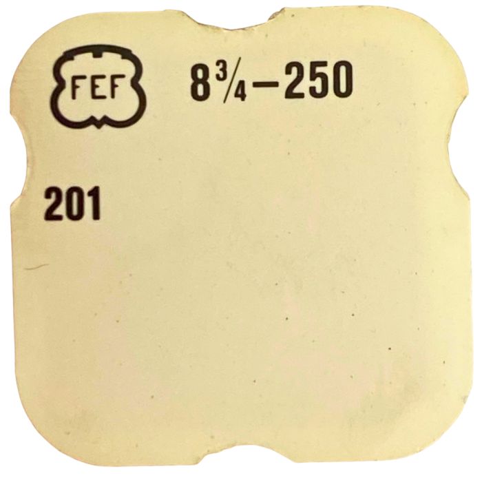 F.E.F 250 - 201 Roue de centre sans chaussée (à l'unité) - Center wheel and pinion without cannon pinion (per unit)