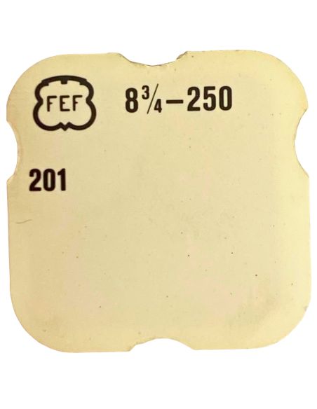 F.E.F 250 - 201 Roue de centre sans chaussée (à l'unité) - Center wheel and pinion without cannon pinion (per unit)