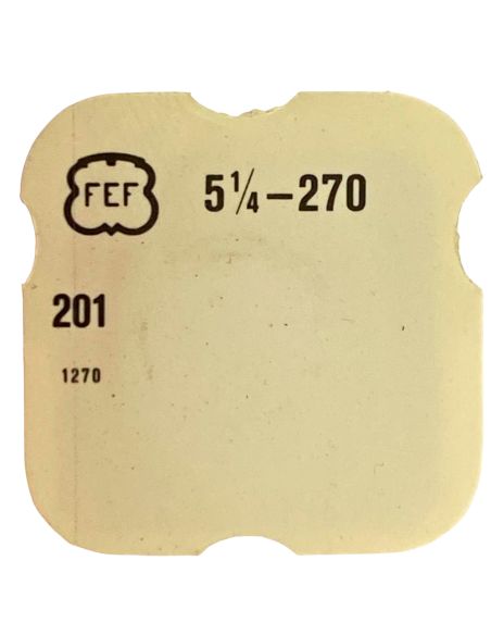F.E.F 270 - 201 Roue de centre sans chaussée (à l'unité) - Center wheel and pinion without cannon pinion (per unit)