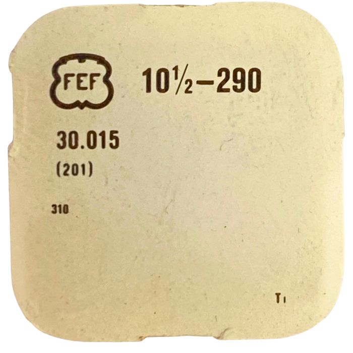 F.E.F 290 - 201 Roue de centre sans chaussée (à l'unité) - Center wheel and pinion without cannon pinion (per unit)
