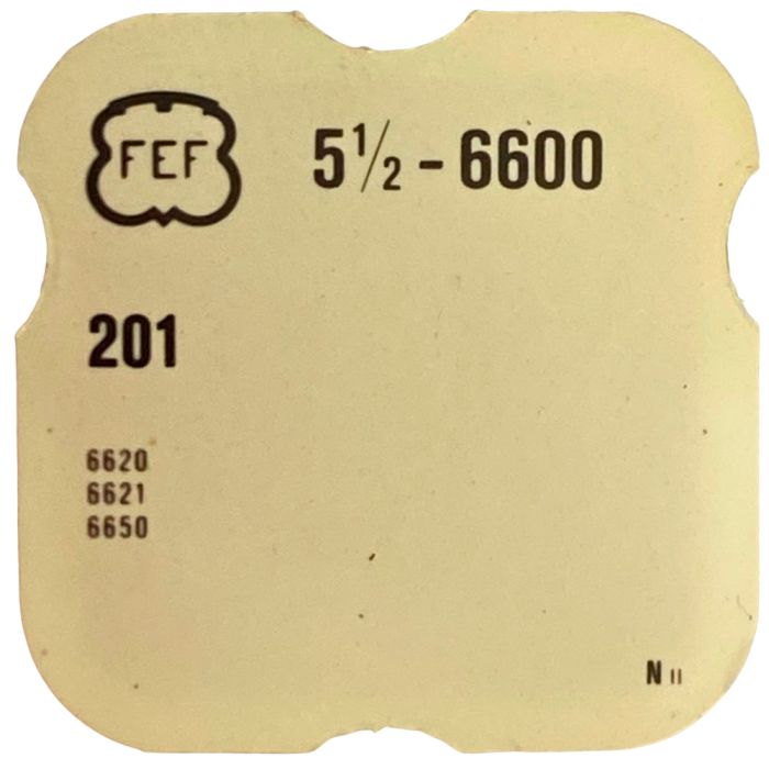 F.E.F 6600 - 201 Roue de centre sans chaussée (à l'unité) - Center wheel and pinion without cannon pinion (per unit)