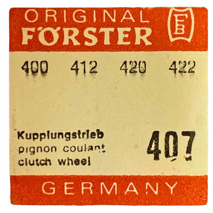Förster 400 - 407 Pignon coulant (à l'unité) - Clutch wheel (per unit)