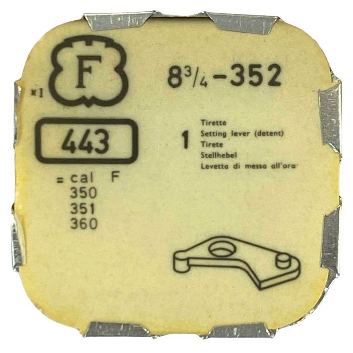 Felsa 352 - 443 Tirette (à l'unité) - Setting lever (dFELnt) (per unit)
